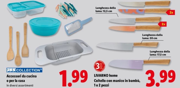 Utensili cucina costo