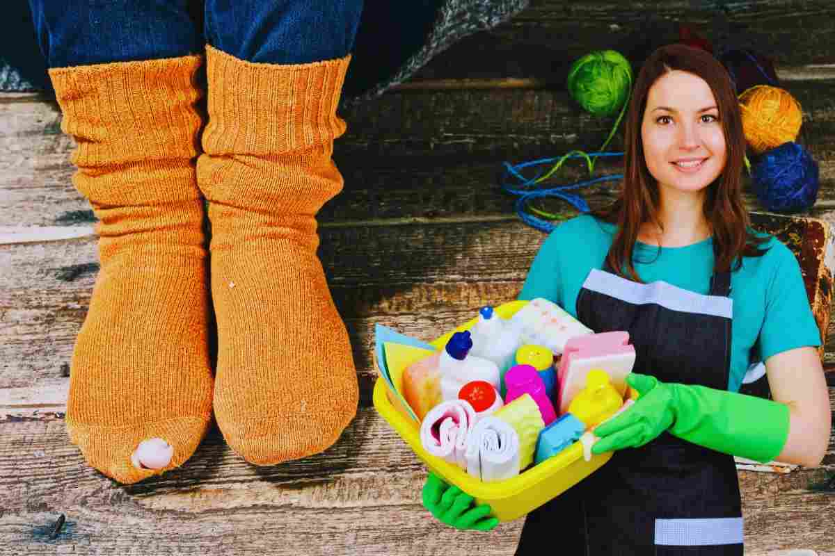 come usare i calzini bucati