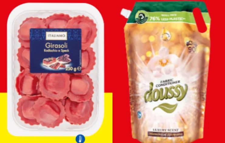 ravioli lidl e ammorbidente offerte