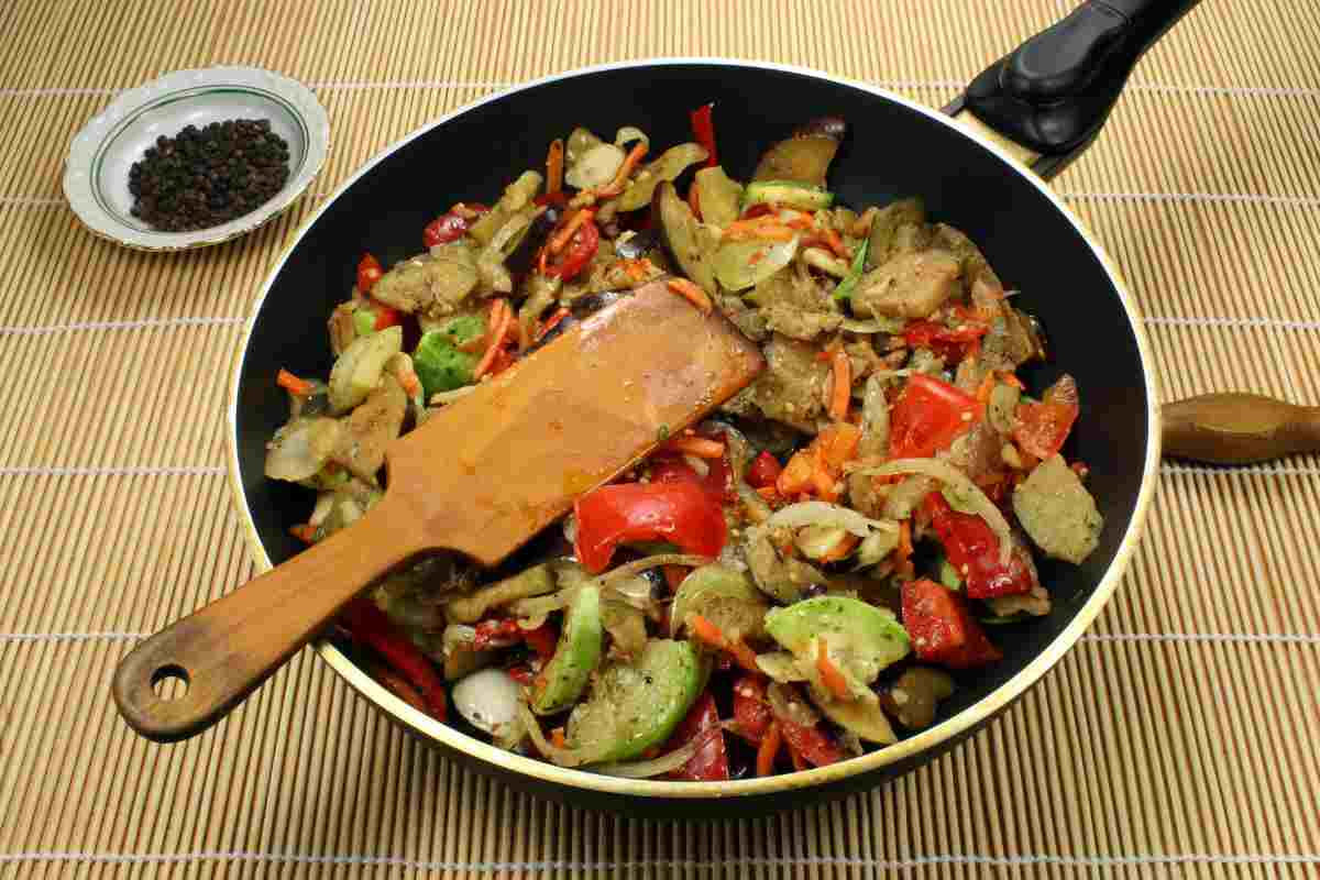 ricetta verdure spadellate