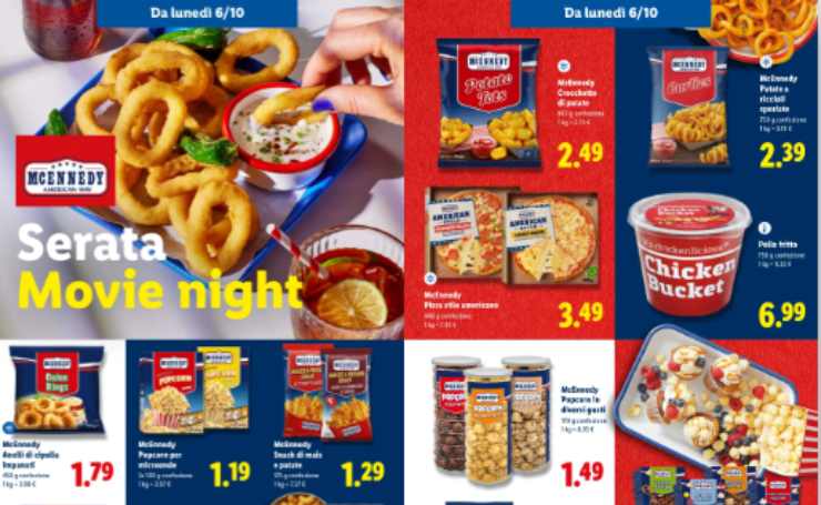 lidl volantino settimana americana